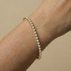 Liora Muse 2 CTW Bezel Set Lab-Grown Diamond Tennis Bracelet in Sterling Silver