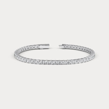 Liora Muse 6.63 CTW Luxury Lab-Grown Diamond Tennis Bracelet in 925 Sterling Silver,13 pointers 17cm