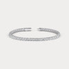 Liora Muse 3.00ct Round Lab-Grown Diamond Tennis Bracelet in Sterling Silver