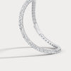 Liora Muse 3.00ct Round Lab-Grown Diamond Tennis Bracelet in Sterling Silver