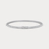 Liora Muse 3 CTW Luxury Lab-Grown Diamond Tennis Bracelet in 925 Sterling Silver,4 pointers 17cm