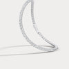 Liora Muse 3 CTW Luxury Lab-Grown Diamond Tennis Bracelet in 925 Sterling Silver,4 pointers 17cm