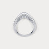 Liora Muse Chevron V-Shaped Lab-Grown Diamond Ring in Sterling Silver