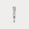 Liora Muse 0.25ct Round Lab-Grown Diamond Twist Band Ring in Sterling Silver