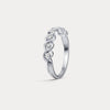 Liora Muse 0.25ct Round Lab-Grown Diamond Twist Band Ring in Sterling Silver