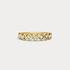 Liora Muse 0.25ct Round Lab-Grown Diamond Twist Band Ring in 9K Solid Gold