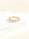 0.20 ct Marquise Cut  Diamond Half-Circle Eternity Ring (1.40 Carat in Total)