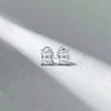 2.00 ct Radiant Cut Classic 4-Prong Lab-Grown Diamond Stud Earrings (1.00 ct per ear)