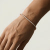 Liora Muse 3 CTW (3.8points 2.0mm / pcs) Lab-Grown Diamond Tennis Bracelet in 9K Gold/Platinum – Classic & Timeless