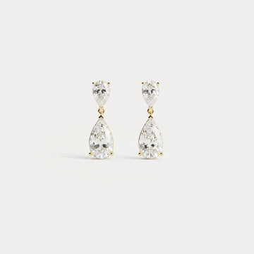 Liora Muse 7 CTW Mirror Pear Lab-Grown Diamond Drop Earrings