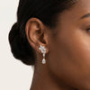 Liora Muse 5.44 CTW Leaf Cluster Lab-Grown Diamond Drop Earrings