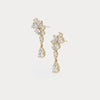 Liora Muse 5.44 CTW Leaf Cluster Lab-Grown Diamond Drop Earrings
