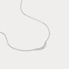Liora Muse Seven-Stone Bezel-Set Lab-Grown Diamond Bar Necklace in 9K Gold