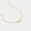 Liora Muse Seven-Stone Bezel-Set Lab-Grown Diamond Bar Necklace in 9K Gold