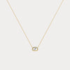 Liora Muse Oval Lab-Grown Diamond Solitaire Pendant Necklace