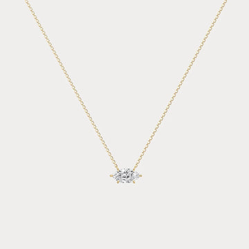 Liora Muse Marquise Lab-Grown Diamond Solitaire Pendant Necklace