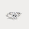 Liora Muse Oval | Lab Diamond Engagement Ring with Marquise and Round Accent Diamonds