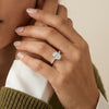 Liora Muse Oval | Lab Diamond Engagement Ring with Marquise and Round Accent Diamonds