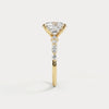 Liora Muse Oval | Lab Diamond Engagement Ring with Marquise and Round Accent Diamonds