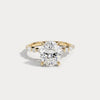 Liora Muse Oval | Lab Diamond Engagement Ring with Marquise and Round Accent Diamonds