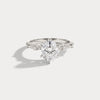 Liora Muse 1ct Oval Lab Diamond Scalloped Pavé Engagement Ring