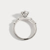 Liora Muse 1ct Oval Lab Diamond Scalloped Pavé Engagement Ring