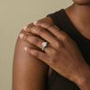 Liora Muse Round cut Lab Diamond Twisted Engagement Ring