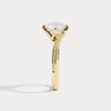 Liora Muse Round cut Lab Diamond Twisted Engagement Ring
