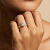 Liora Muse Round cut Lab Diamond Twisted Engagement Ring