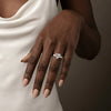 Liora Muse Heart | Lab Diamond Engagement Ring with Pear Accents