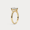 Liora Muse Heart | Lab Diamond Engagement Ring with Pear Accents