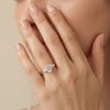 Liora Muse Heart | Lab Diamond Engagement Ring with Pear Accents