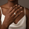 Liora Muse Heart | Lab Diamond Engagement Ring with Pear Accents