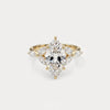 Liora Muse Marquise | Lab-Grown Diamond Engagement Ring with Petal Accents