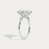 Liora Muse 1ct Marquise Lab Diamond Engagement Ring with Floral Diamond Cluster Accents