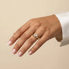 Liora Muse Marquise-Shaped Lab Grown Diamond Curved Ring
