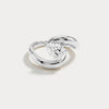 Liora Muse Modern Pear Cut 1CT Lab Diamond Bypass Engagement Ring