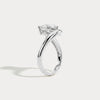 Liora Muse Modern Pear Cut | Lab Diamond Bypass Engagement Ring