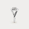 Liora Muse Modern Pear Cut 1CT Lab Diamond Bypass Engagement Ring