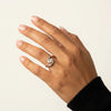 Liora Muse Modern Pear Cut 1CT Lab Diamond Bypass Engagement Ring