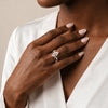 Liora Muse Marquise | Solitaire Lab Diamond Twisted Band Engagement Ring
