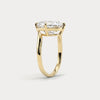 Liora Muse Marquise | Solitaire Lab Diamond Twisted Band Engagement Ring
