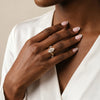 Liora Muse Marquise | Solitaire Lab Diamond Twisted Band Engagement Ring