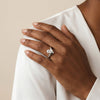 Liora Muse Pear-Cut | Lab-Grown Diamond Chevron Solitaire Engagement Ring