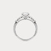Liora Muse 2ct Oval Lab Diamond Floral Vine Accent Pavé Engagement Ring