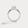 Liora Muse 1ct Marquise Lab Diamond Twisted Split Shank Pavé Engagement Ring