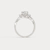 Liora Muse Marquise 2CT Lab-Grown Diamond Twisted Engagement Ring with Side Accents