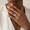Liora Muse Marquise 2CT Lab-Grown Diamond Twisted Engagement Ring with Side Accents