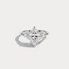 Liora Muse Marquise 2CT Lab-Grown Diamond Engagement Ring with Pear & Round Accents