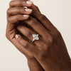 Liora Muse 1ct Marquise Cut Lab Diamond Three Stone Engagement Ring